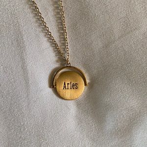 Aries reversible necklace